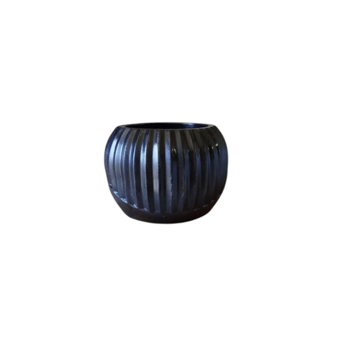 Porta vaso a sfera- Pietra lavica