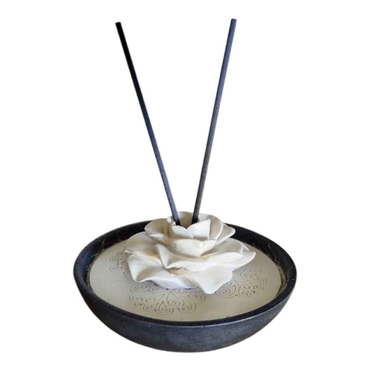 Diffusore di fragranze in pietra lavica - fiore