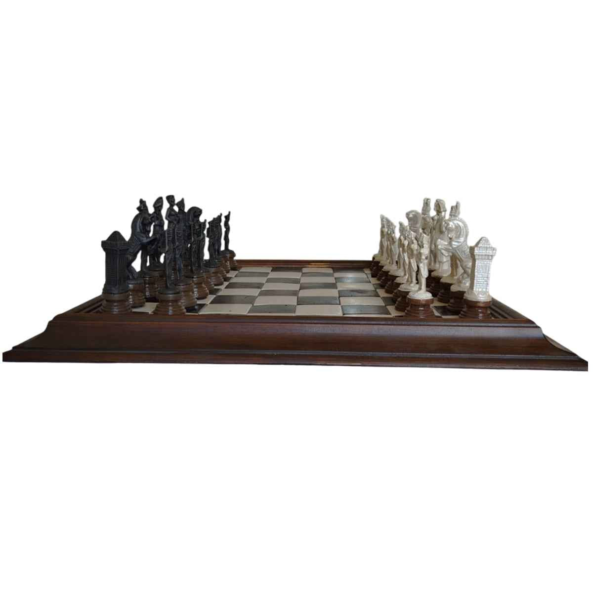 Scacchiera da Collezione – Legno, Pietra Lavica e Marmo