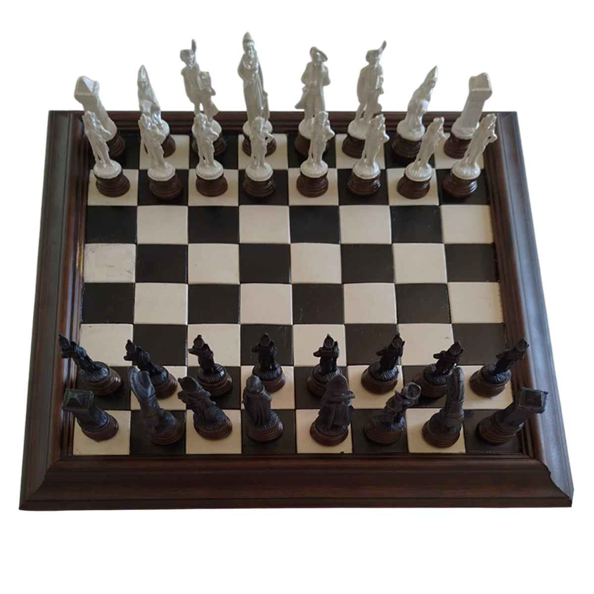 Scacchiera da Collezione – Legno, Pietra Lavica e Marmo