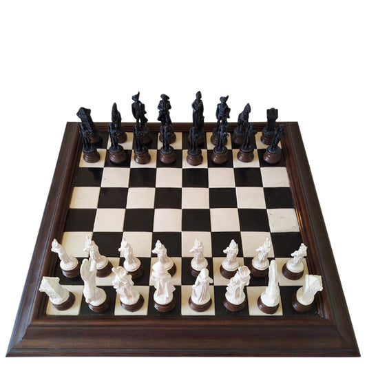 Scacchiera da Collezione – Legno, Pietra Lavica e Marmo