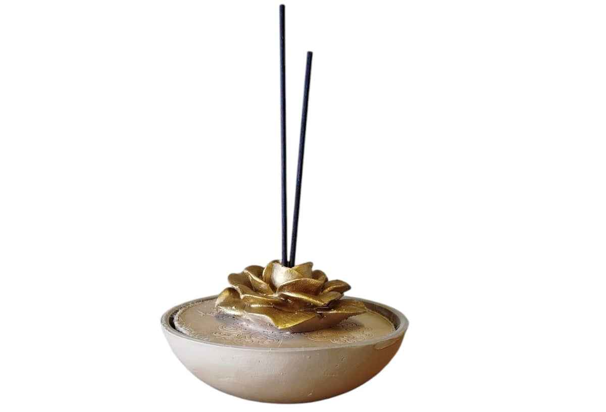 Diffusore di fragranze in pietra lavica - fiore