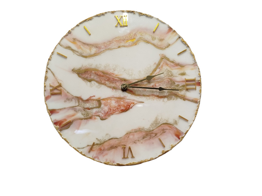 Orologio effetto marmo