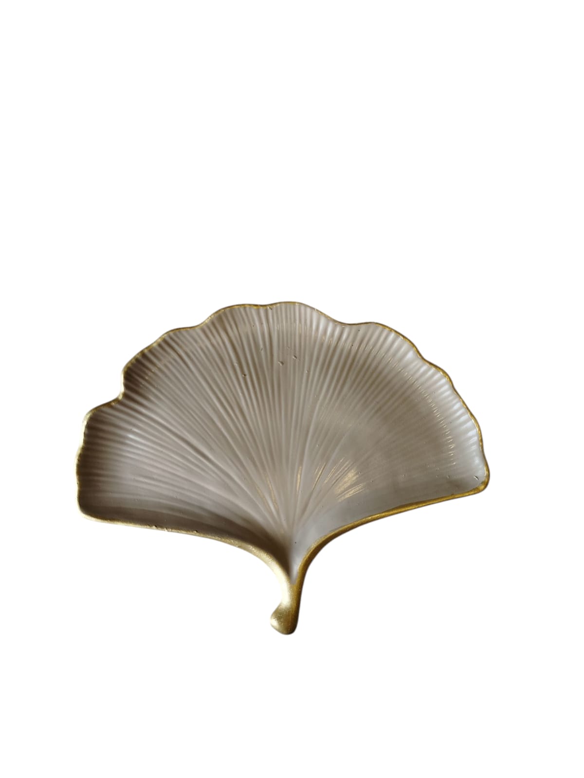 Quadro foglia di Ginkgo - Polvere di marmo